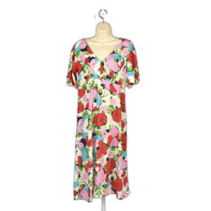 Velvet By Graham & Spencer Alisha Dress Posey Floral Size S